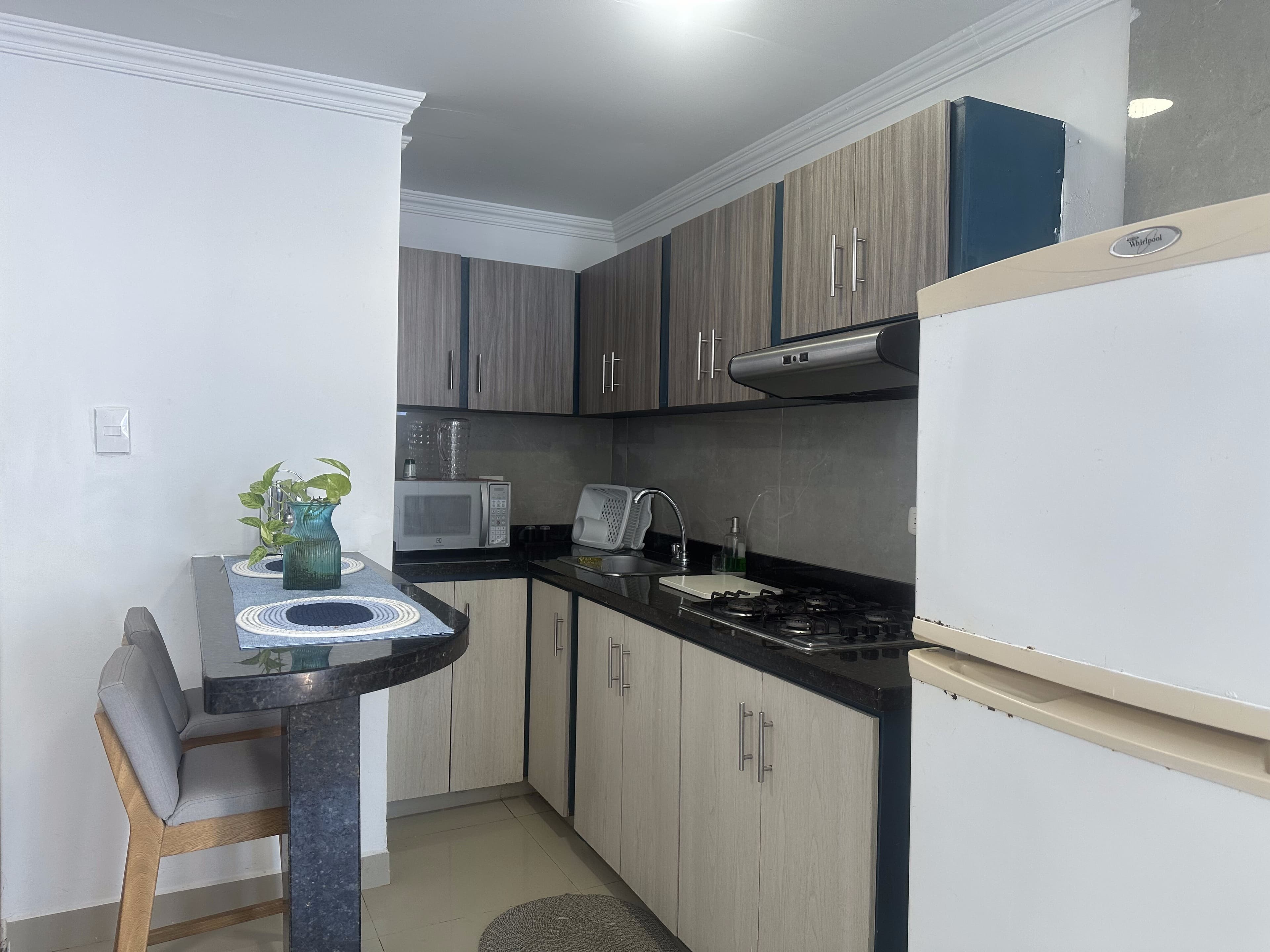 Fully equipped kitchen
