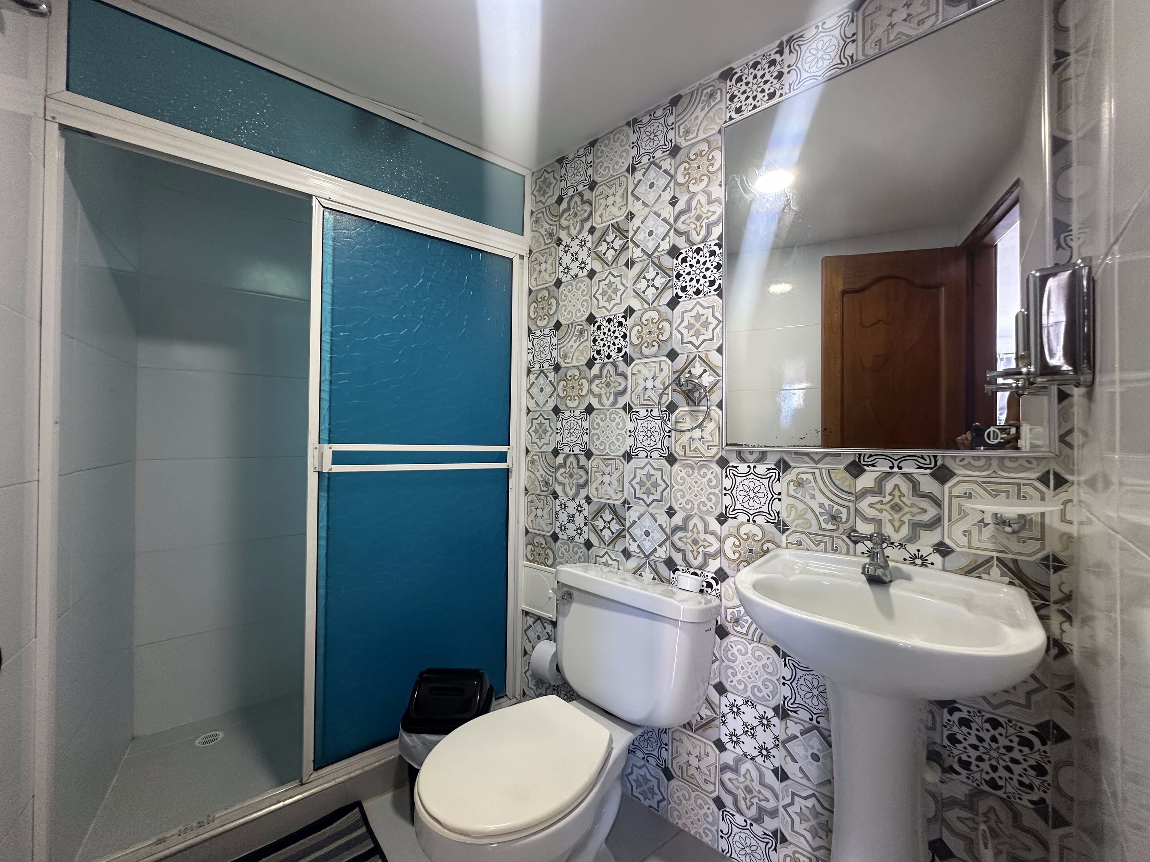 Full bathroom view